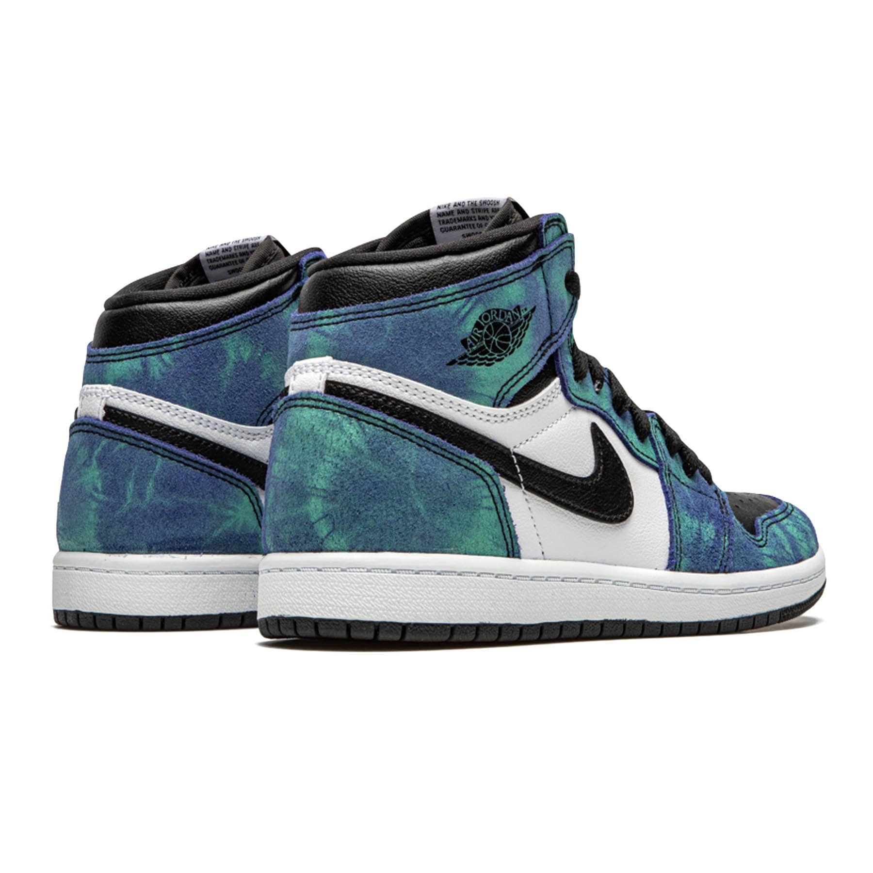 Air Jordan 1 Retro High OG PS 'Tie-Dye' — UK 0C | EU 15 | US 0C — Back View