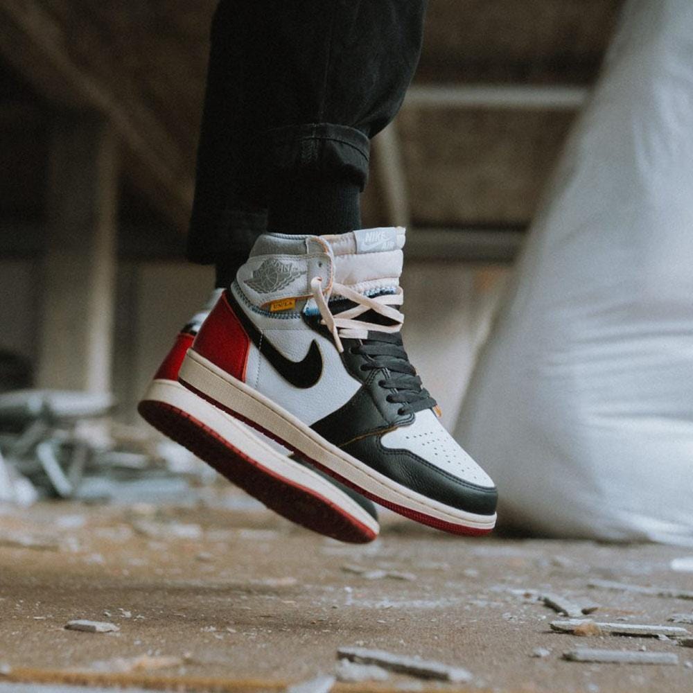 Union LA x Air Jordan 1 Retro High NRG 'Black Toe' — UK 3 | EU 35.5 | US 3.5 — Alternate View 8