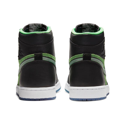 Air Jordan 1 High Zoom 'Rage Green' — UK 3 | EU 35.5 | US 3.5 — Top View