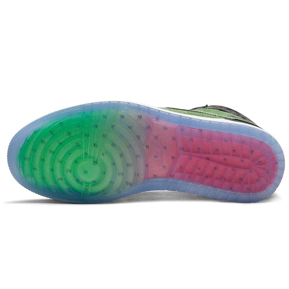 Air Jordan 1 High Zoom 'Rage Green' — UK 3 | EU 35.5 | US 3.5 — Detail View