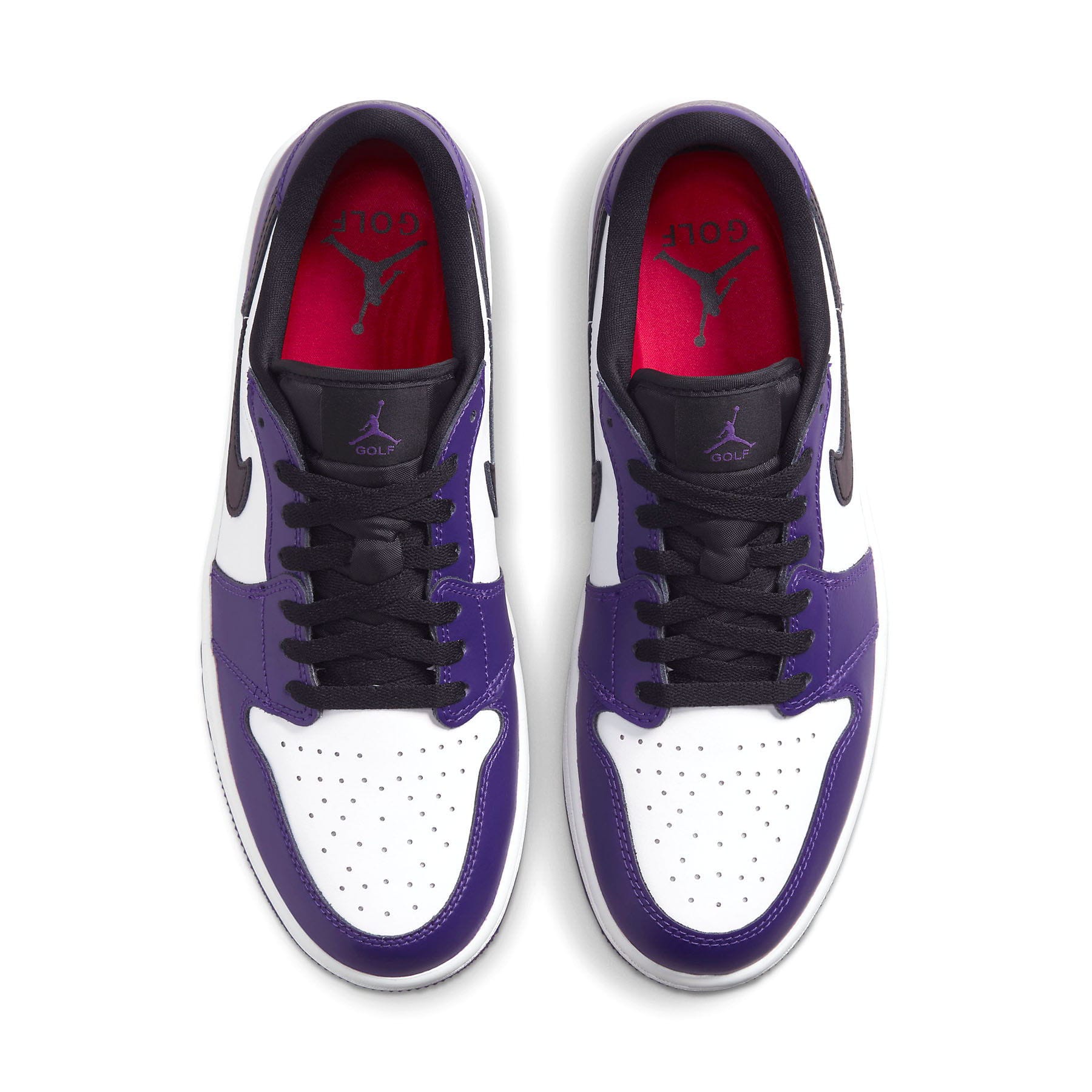 Air Jordan 1 Low Golf 'Court Purple' — UK 3 | EU 35.5 | US 3.5 — Top View