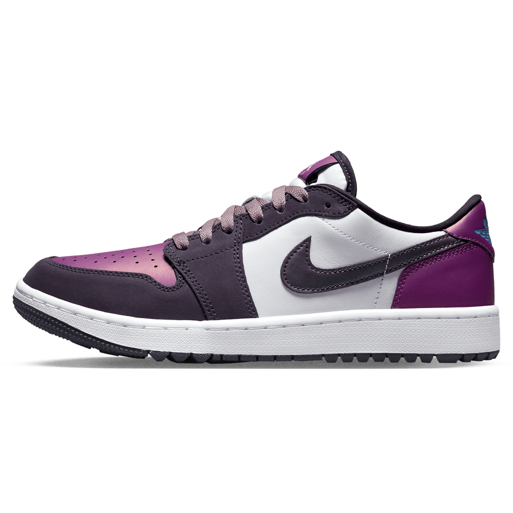 Air Jordan 1 Low Golf NRG 'Purple Smoke' — UK 3 | EU 35.5 | US 3.5 — Front View