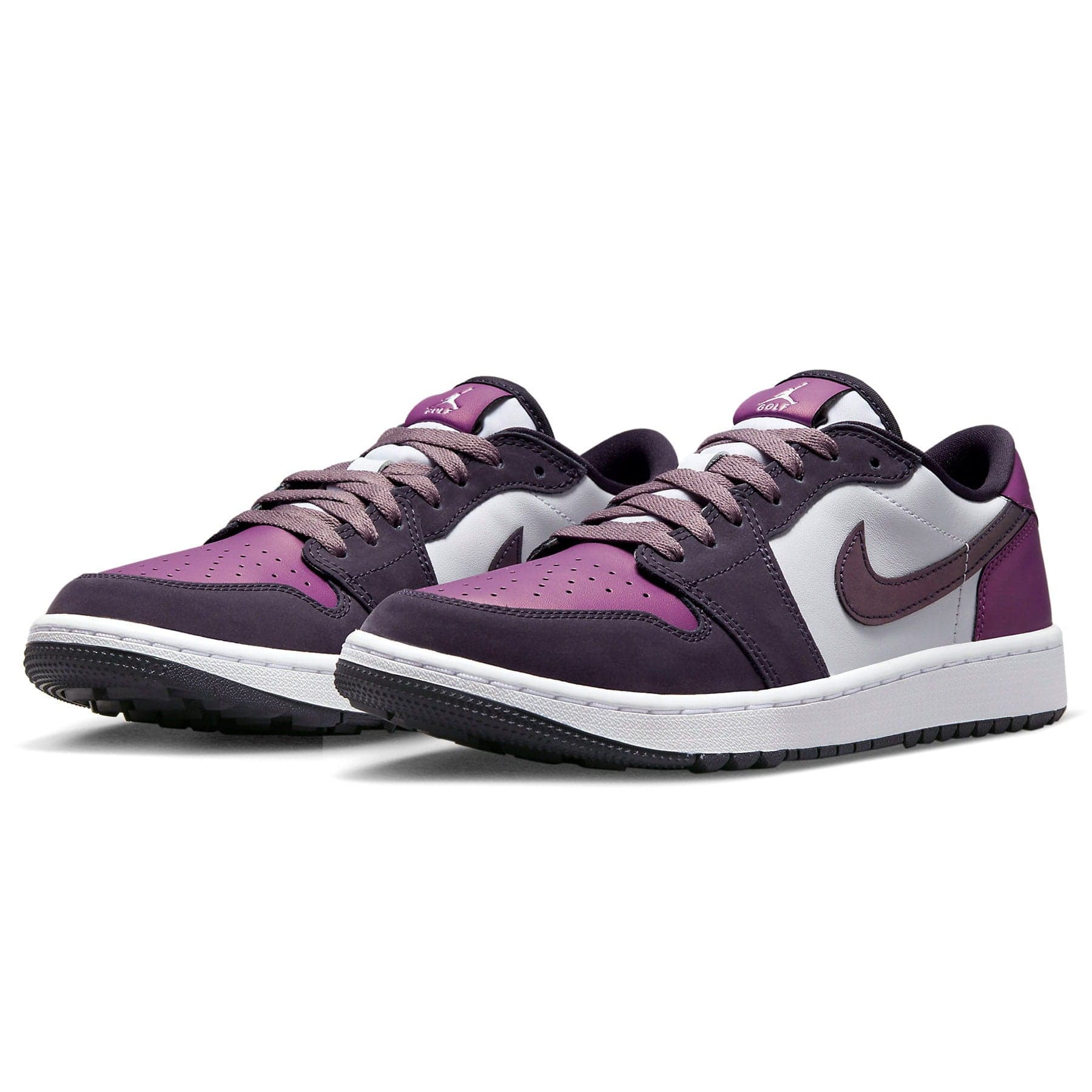 Air Jordan 1 Low Golf NRG 'Purple Smoke' — UK 3 | EU 35.5 | US 3.5 — Side View