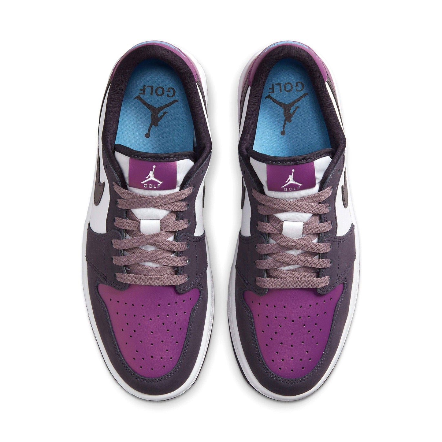 Air Jordan 1 Low Golf NRG 'Purple Smoke' — UK 3 | EU 35.5 | US 3.5 — Back View