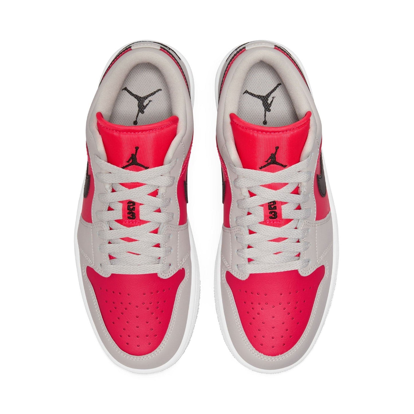 Air Jordan 1 Low Wmns 'Light Iron Ore Siren Red' — UK 2.5 | EU 35.5 | US 5 — Back View