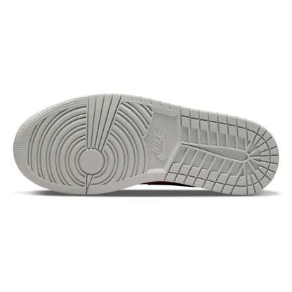 Air Jordan 1 Low Wmns 'Light Iron Ore Siren Red' — UK 2.5 | EU 35.5 | US 5 — Detail View