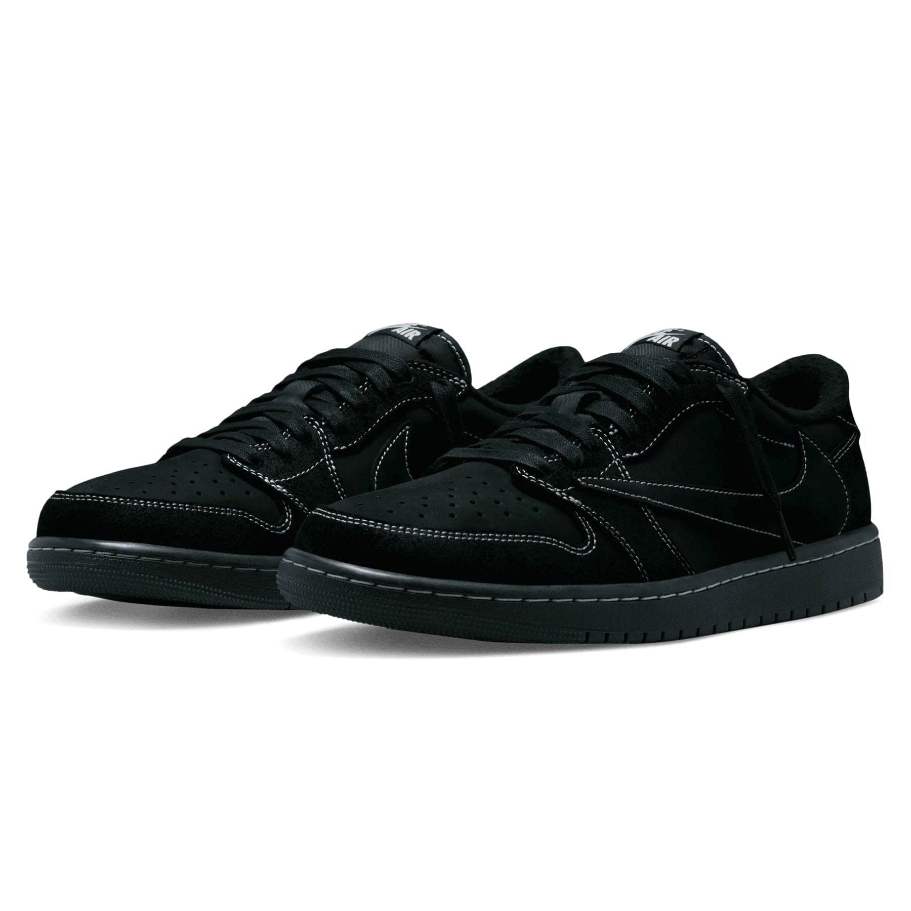 Air Jordan 1 Low OG x Travis Scott SP 'Black Phantom' — UK 3 | EU 35.5 | US 3.5 — Back View