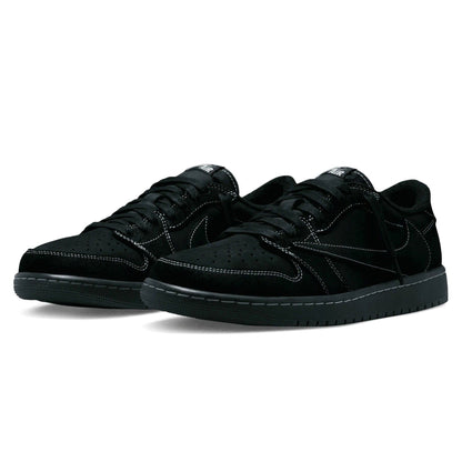 Air Jordan 1 Low OG x Travis Scott SP 'Black Phantom' — UK 3 | EU 35.5 | US 3.5 — Back View