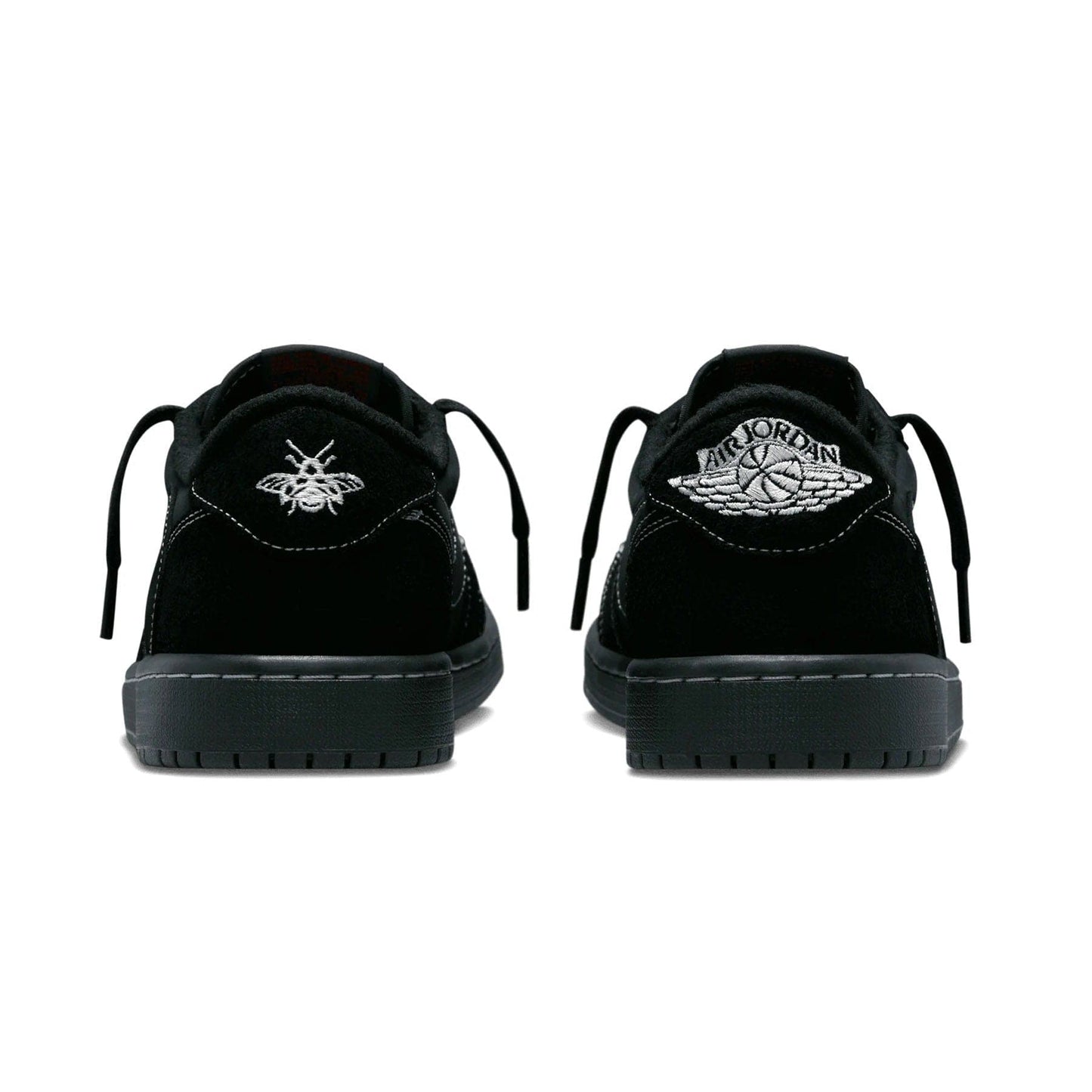Air Jordan 1 Low OG x Travis Scott SP 'Black Phantom' — UK 3 | EU 35.5 | US 3.5 — Top View