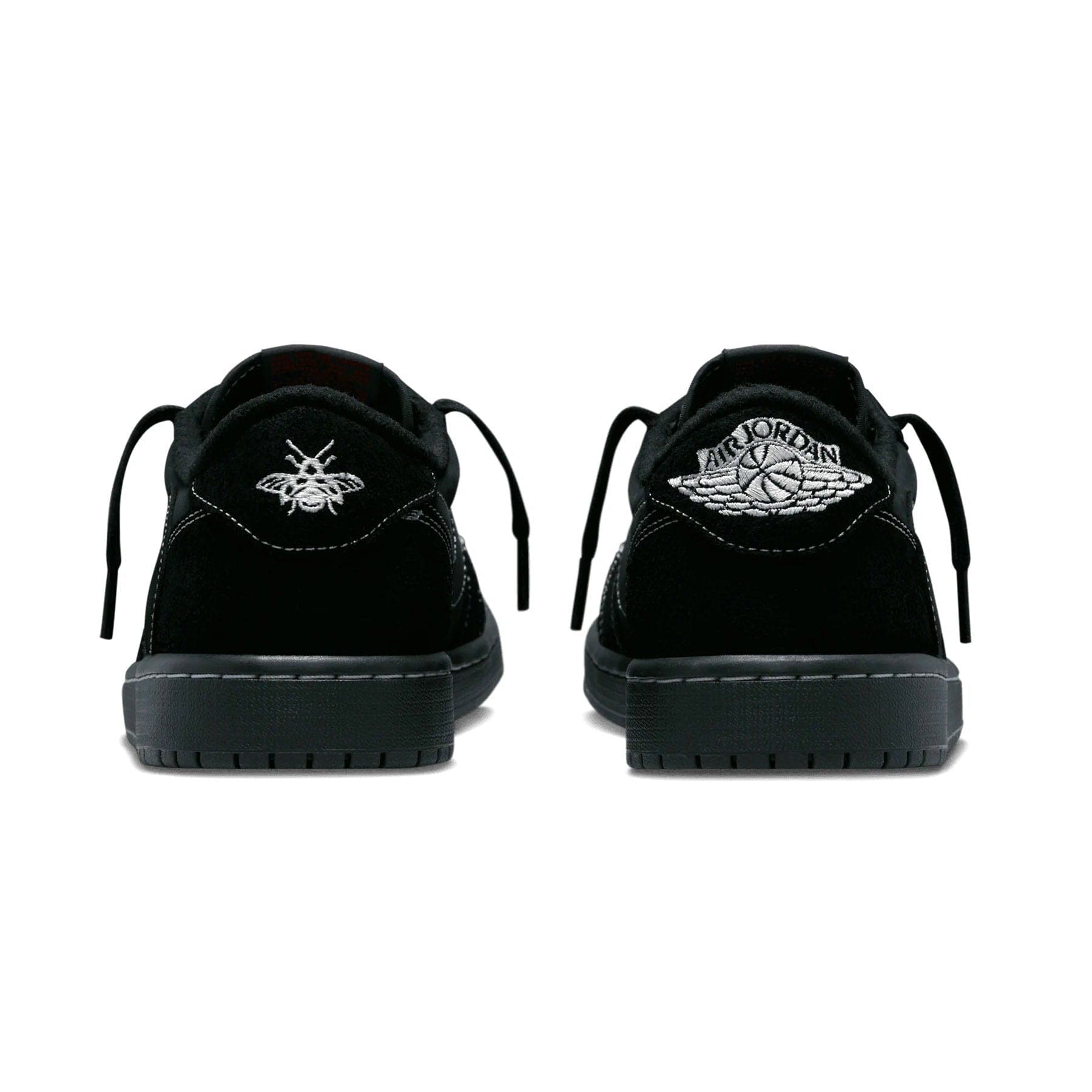 Air Jordan 1 Low OG x Travis Scott SP 'Black Phantom' — UK 3 | EU 35.5 | US 3.5 — Top View