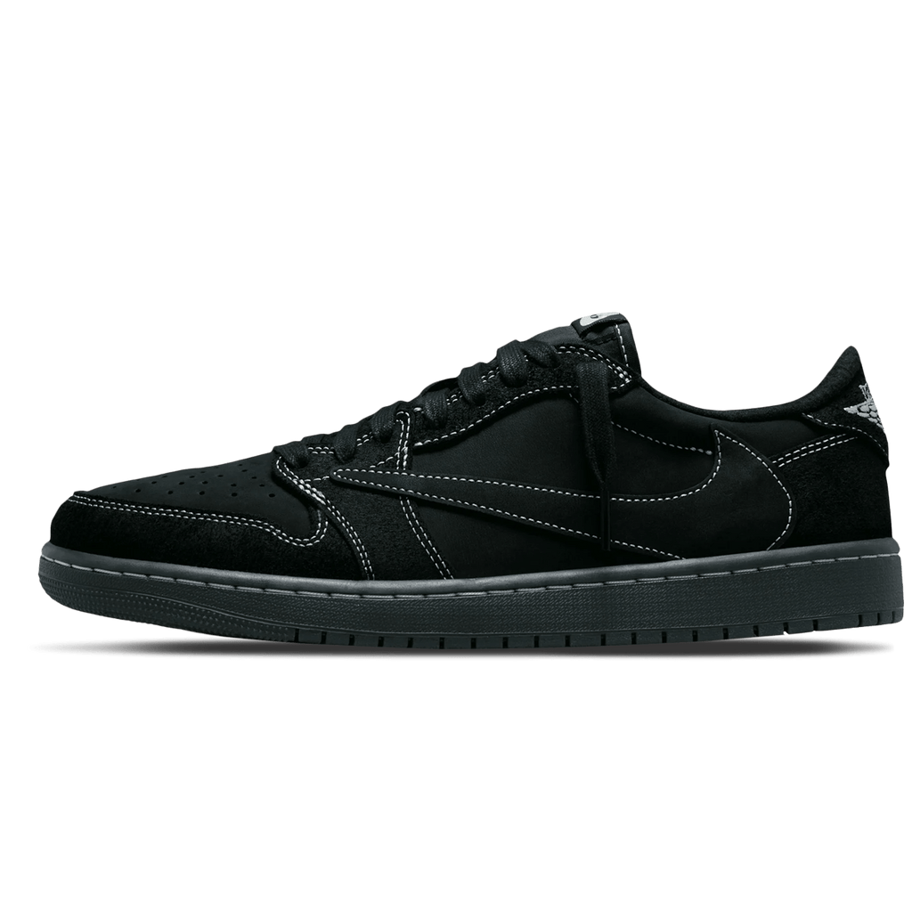 Air Jordan 1 Low OG x Travis Scott SP 'Black Phantom' — UK 3 | EU 35.5 | US 3.5 — Front View