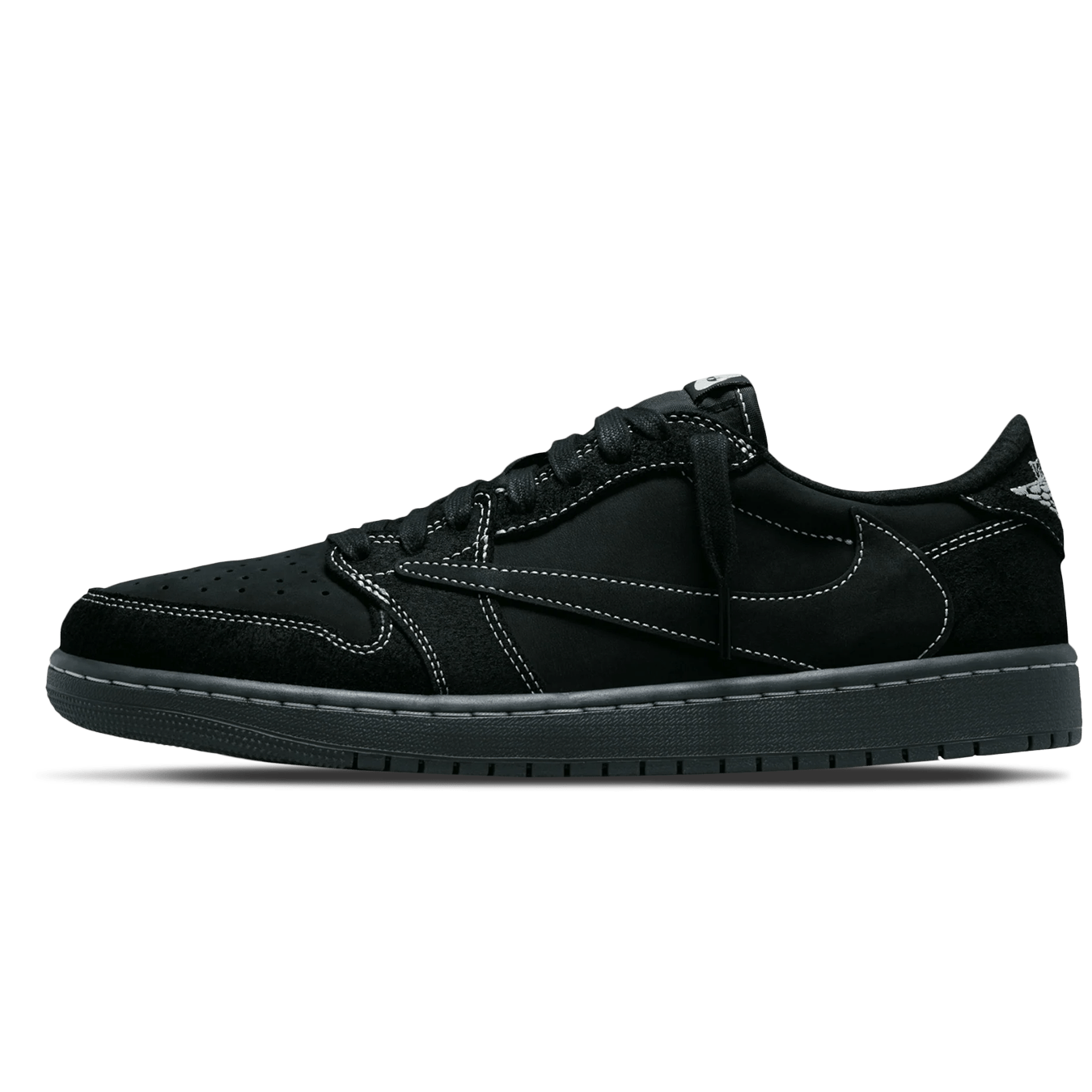 Air Jordan 1 Low OG x Travis Scott SP 'Black Phantom' — UK 3 | EU 35.5 | US 3.5 — Front View