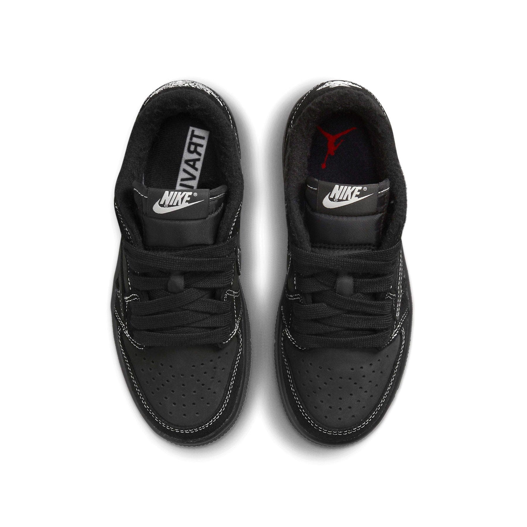 Travis Scott x Air Jordan 1 Low OG SP PS 'Black Phantom' — UK 10C | EU 27.5 | US 10.5C — Back View