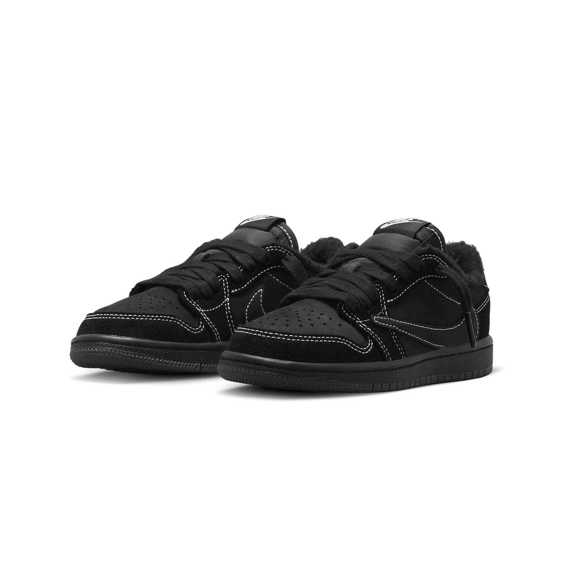 Travis Scott x Air Jordan 1 Low OG SP PS 'Black Phantom' — UK 10C | EU 27.5 | US 10.5C — Side View