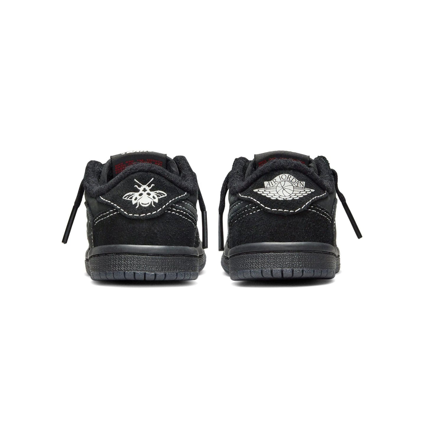Travis Scott x Air Jordan 1 Low OG SP TD 'Black Phantom' — UK 0C | EU 15 | US 0C — Top View