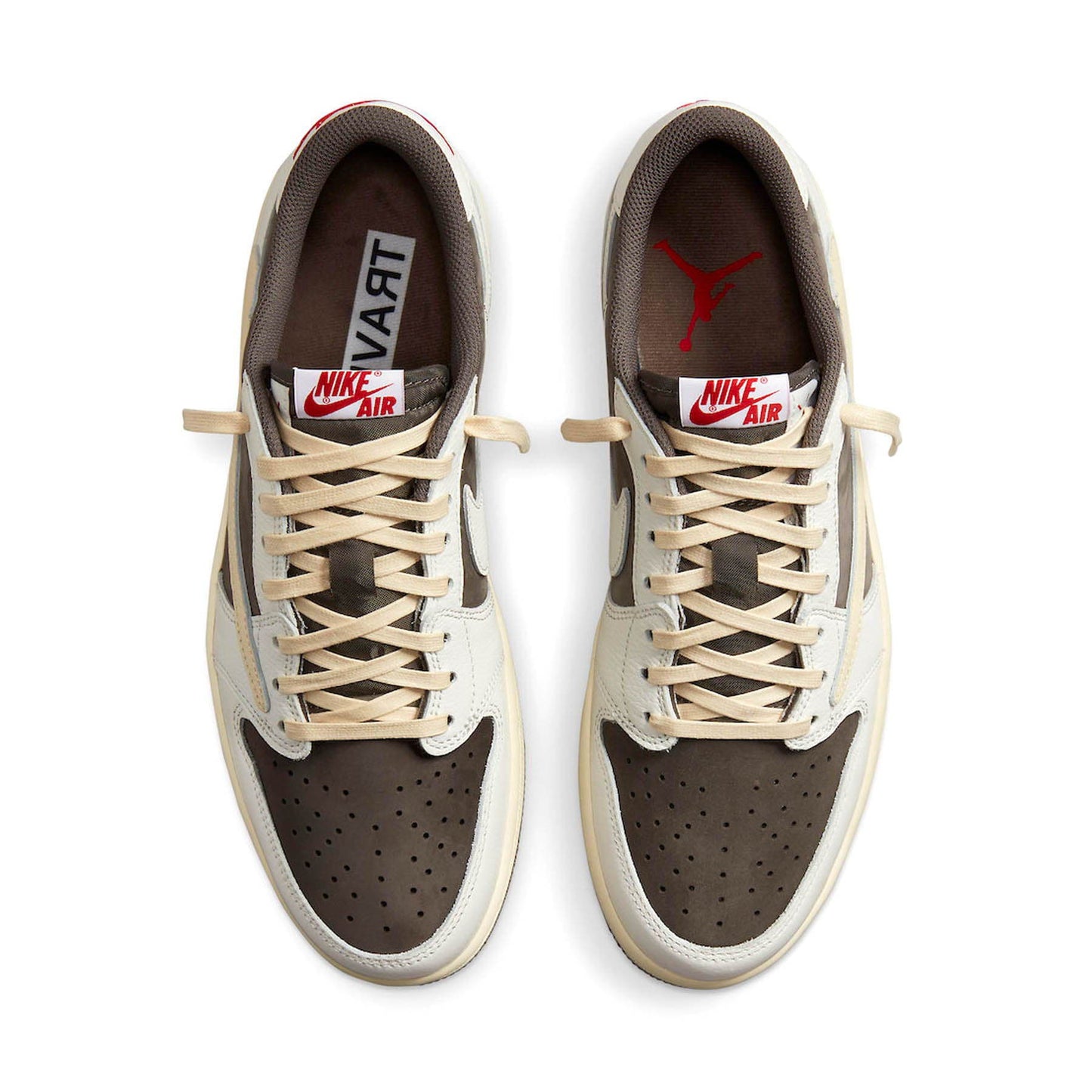 Travis Scott x Air Jordan 1 Low OG 'Reverse Mocha' — UK 3 | EU 35.5 | US 3.5 — Back View