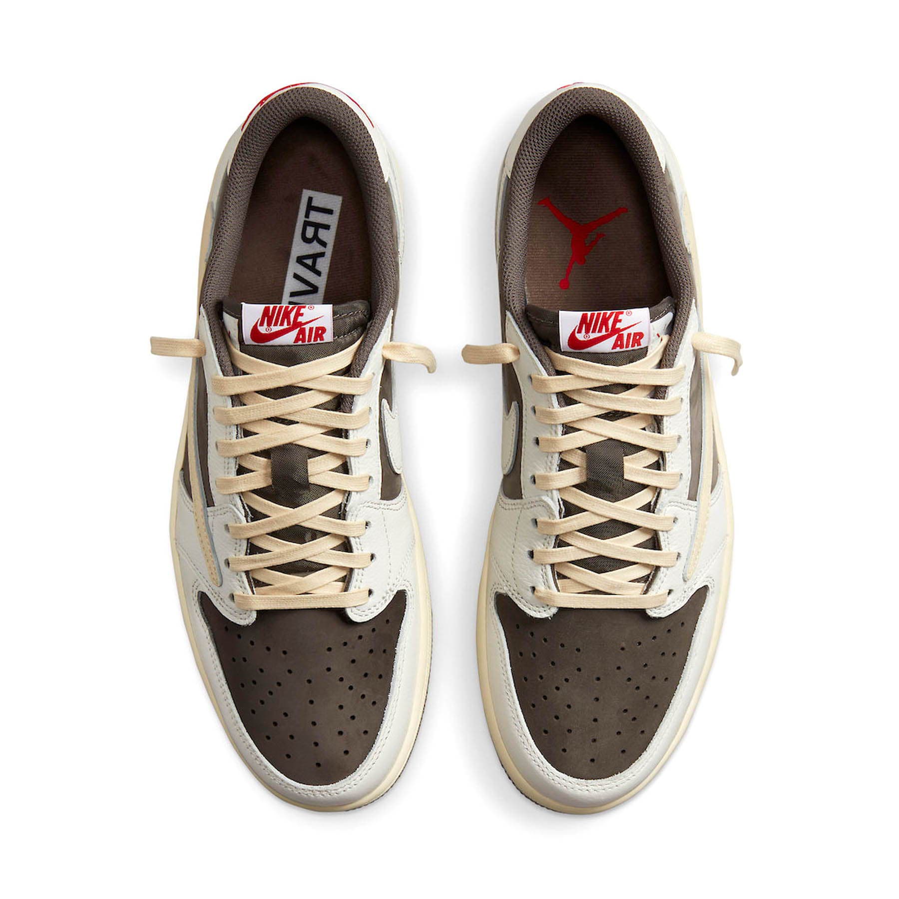Travis Scott x Air Jordan 1 Low OG 'Reverse Mocha' — UK 3 | EU 35.5 | US 3.5 — Back View