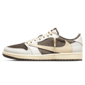 Travis Scott x Air Jordan 1 Low OG 'Reverse Mocha' — UK 3 | EU 35.5 | US 3.5 — Front View