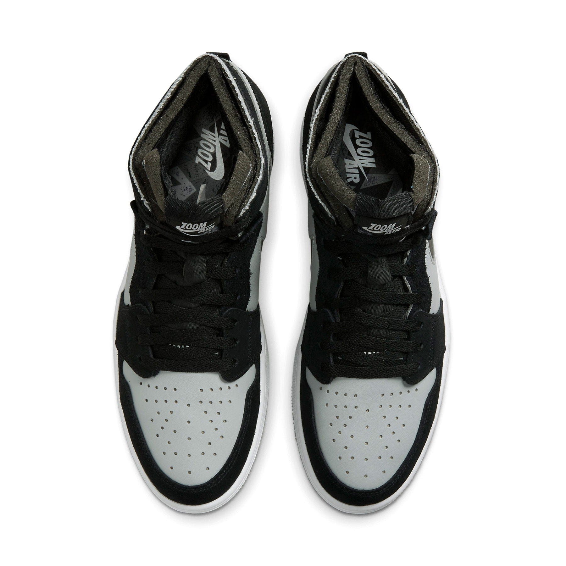 Air Jordan 1 Zoom CMFT 'Black Light Smoke Grey' — UK 3 | EU 35.5 | US 3.5 — Back View