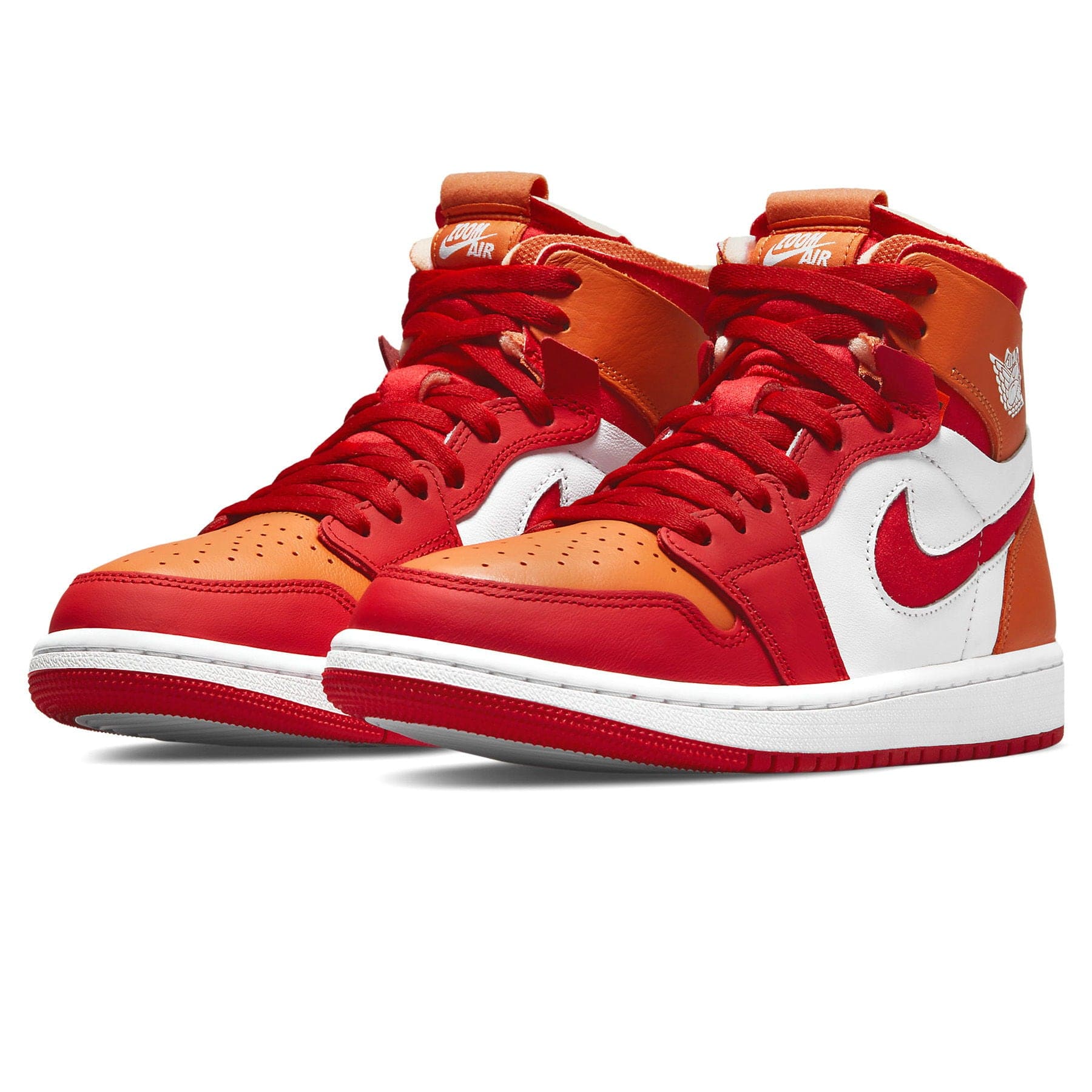 Air Jordan 1 Zoom Air Comfort Wmns 'Fire Red Hot Curry' — UK 2.5 | EU 35.5 | US 5 — Back View