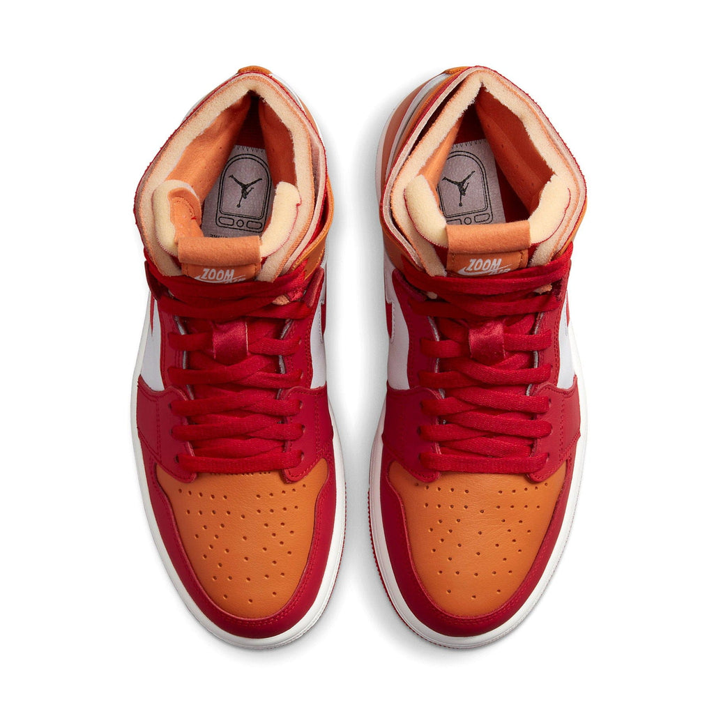 Air Jordan 1 Zoom Air Comfort Wmns 'Fire Red Hot Curry' — UK 2.5 | EU 35.5 | US 5 — Detail View