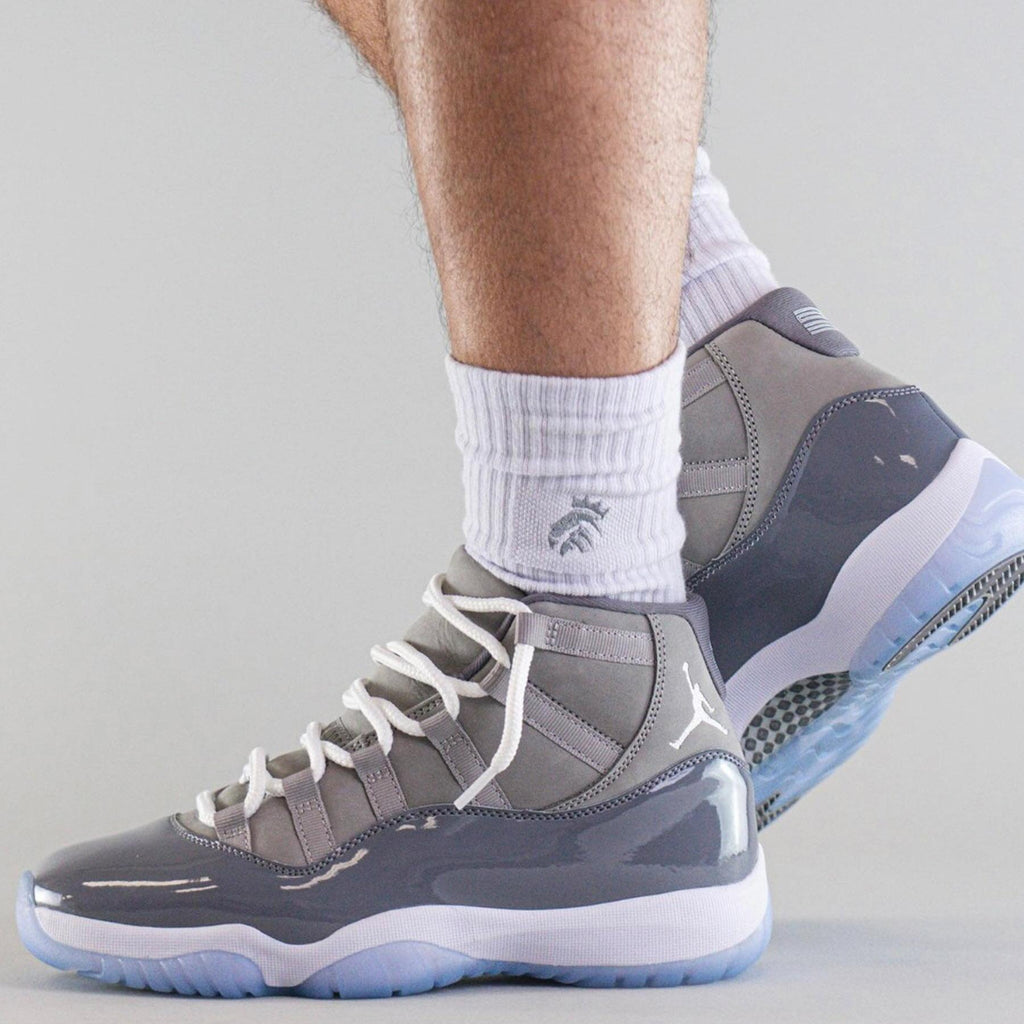 Air Jordan 11 Retro 'Cool Grey' 2021 — UK 3 | EU 35.5 | US 3.5 — Lifestyle View