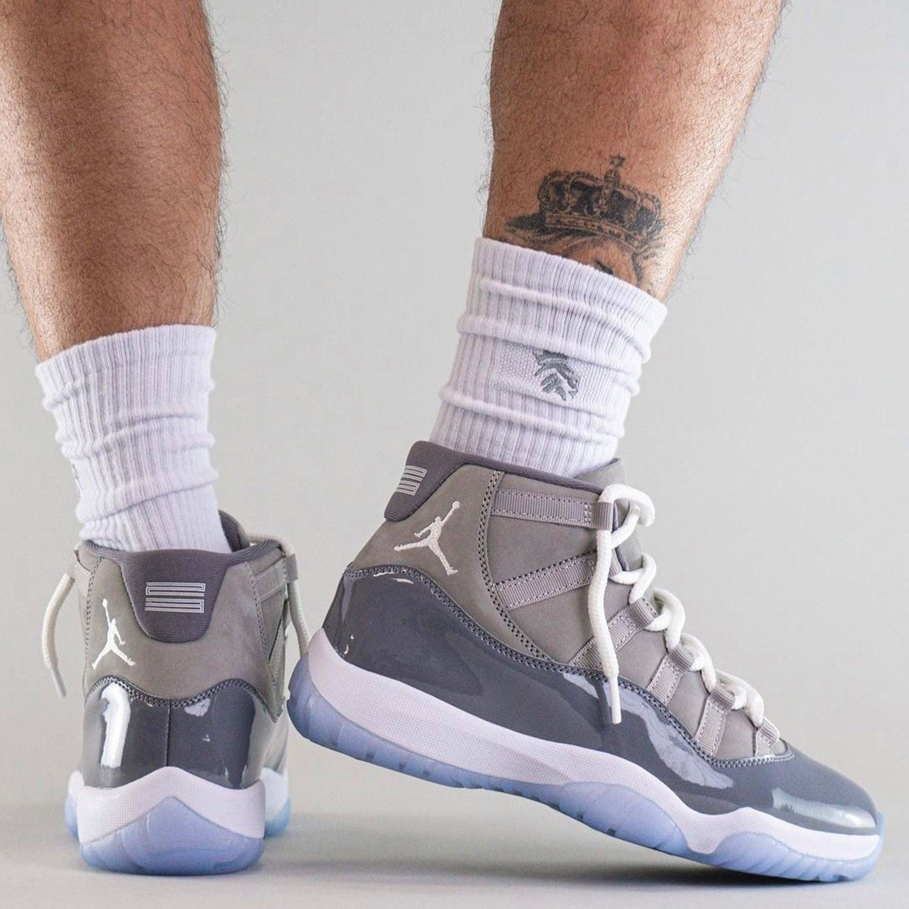 Air Jordan 11 Retro 'Cool Grey' 2021 — UK 3 | EU 35.5 | US 3.5 — Alternate View 8