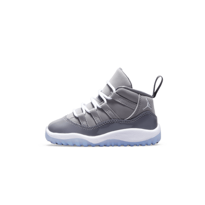 Air Jordan 11 Retro TD 'Cool Grey' 2021 — UK 0C | EU 15 | US 0C — Front View