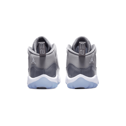 Air Jordan 11 Retro TD 'Cool Grey' 2021 — UK 0C | EU 15 | US 0C — Top View