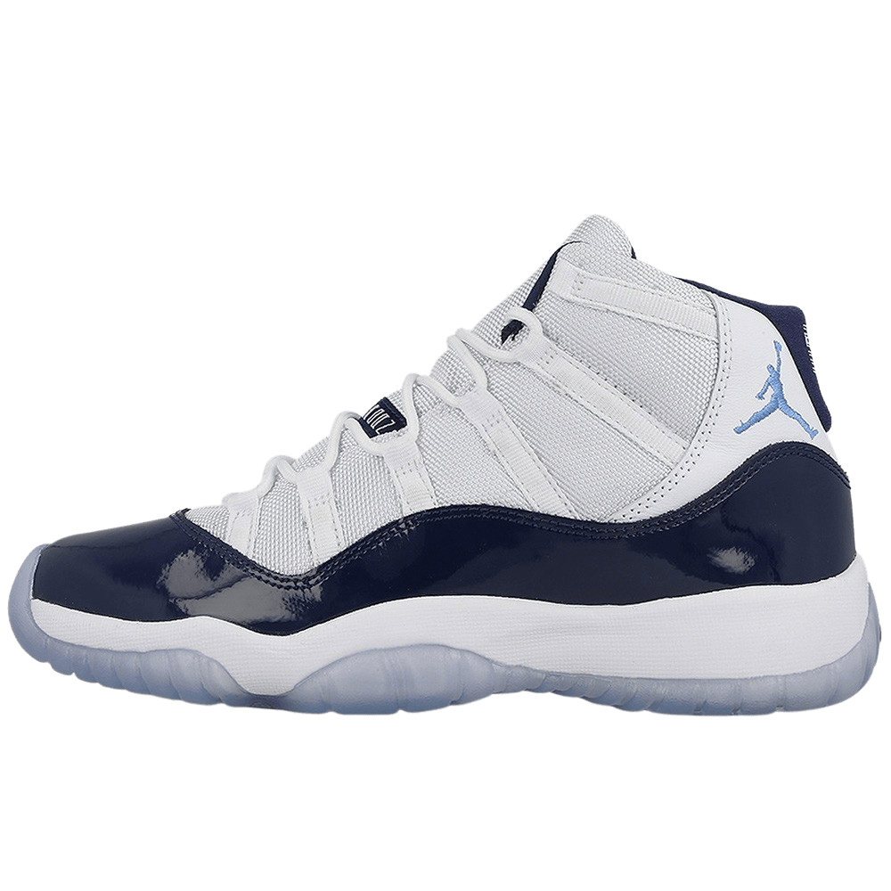 Air Jordan 11 Retro GS White-Midnight Navy  Win like 82 — UK 13.5 | EU 32 | US 1Y — Front View