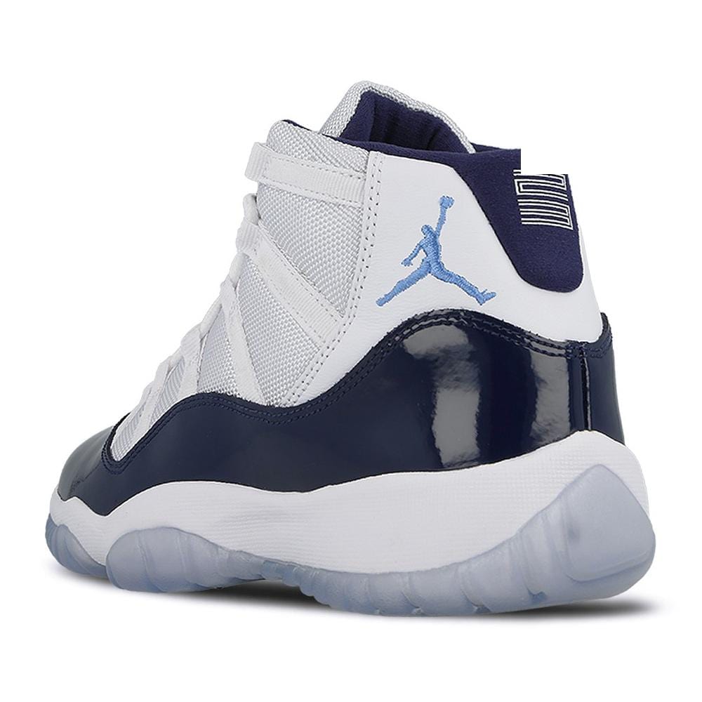 Air Jordan 11 Retro GS White-Midnight Navy  Win like 82 — UK 13.5 | EU 32 | US 1Y — Back View