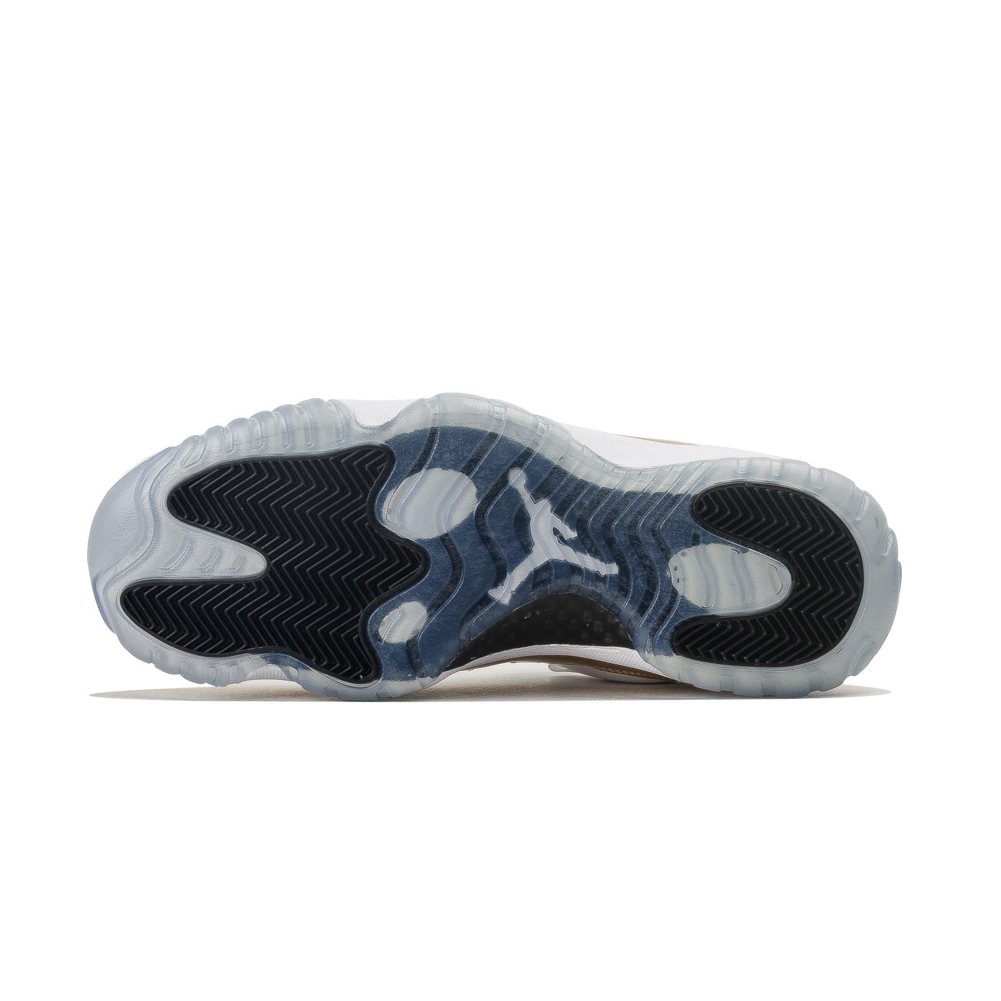 Air Jordan 11 Retro Low White- Metallic Gold — UK 3 | EU 35.5 | US 3.5 — Detail View