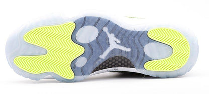 Air Jordan 11 Low Green Snakeskin — UK 3 | EU 35.5 | US 3.5 — Back View