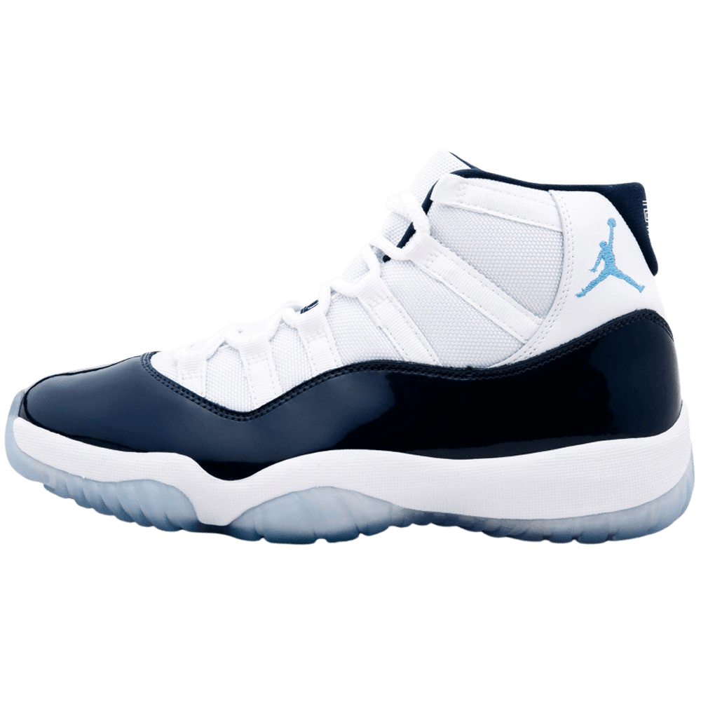 Air Jordan 11 Retro White-Midnight Navy  Win like 82 — UK 3 | EU 35.5 | US 3.5 — Front View