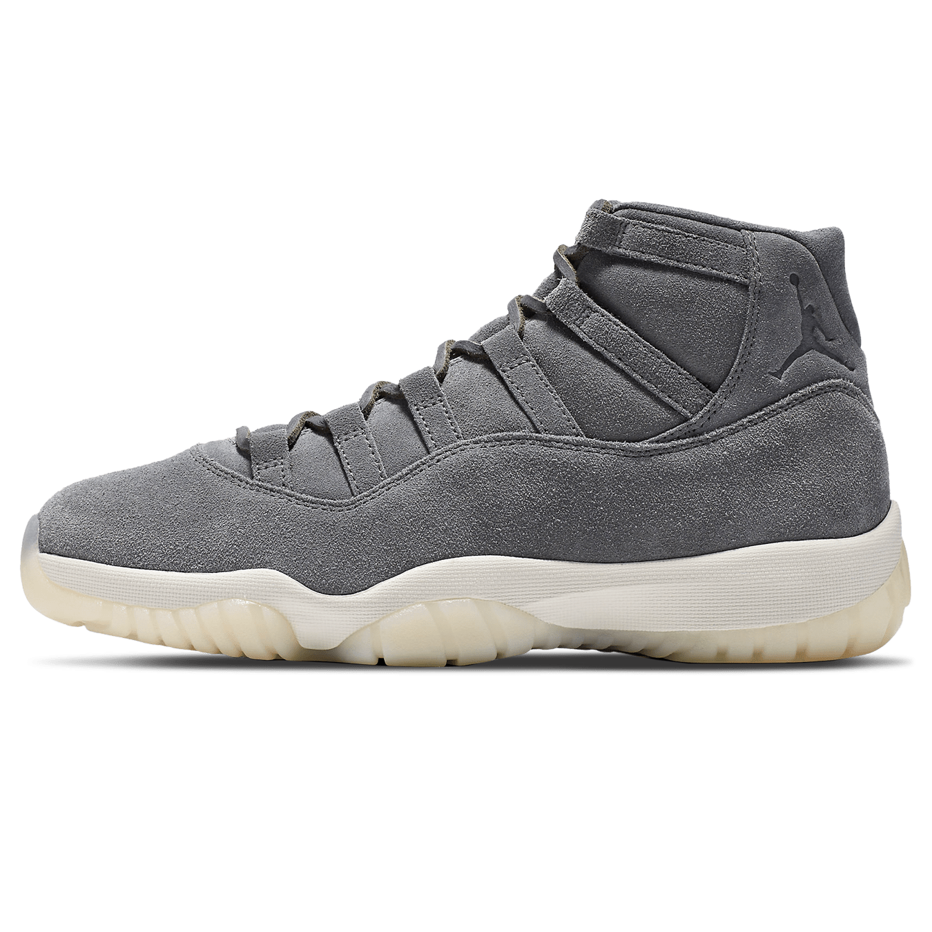 Air Jordan 11 Retro Premium 'Grey Suede' — UK 3 | EU 35.5 | US 3.5 — Front View