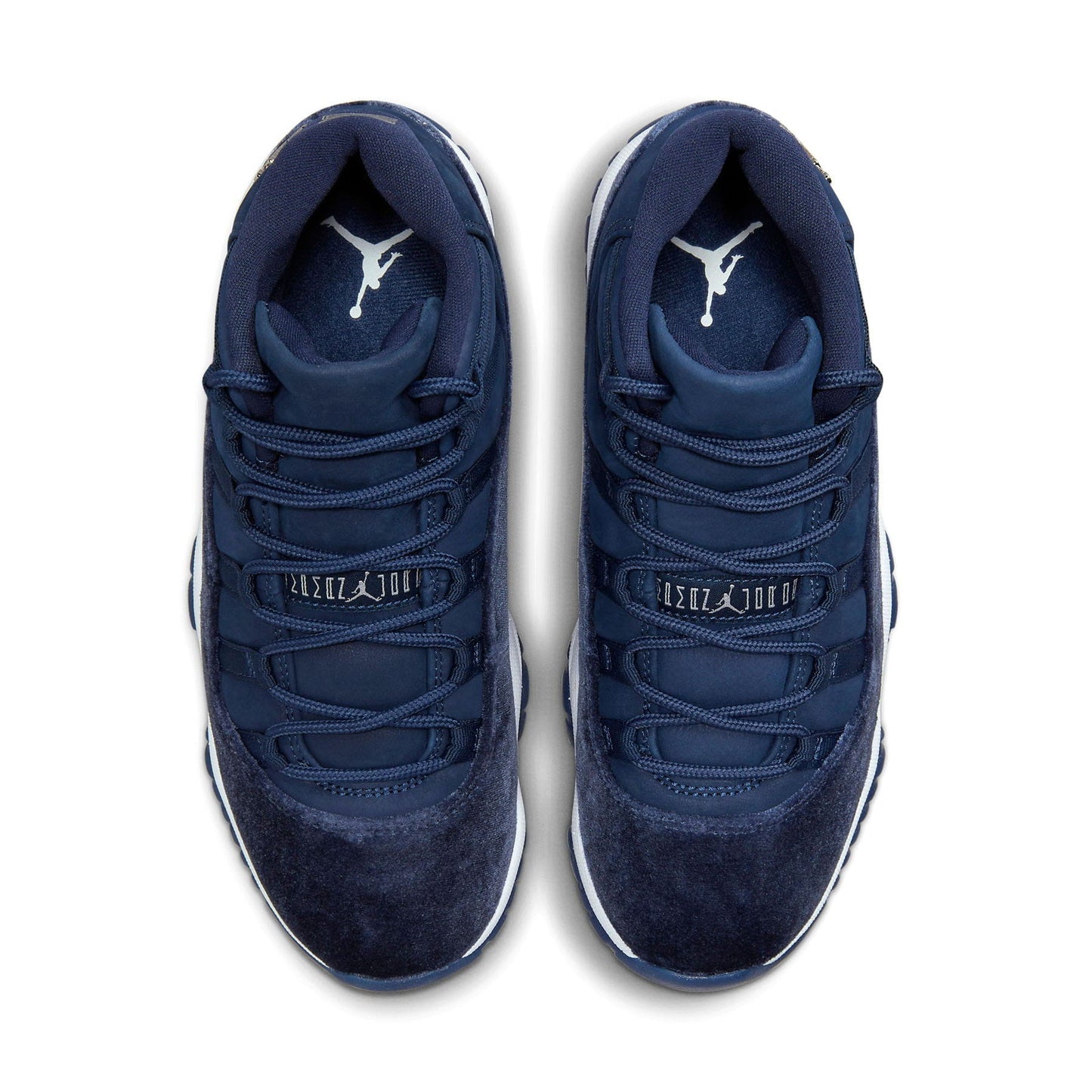 Air Jordan 11 Retro Wmns 'Midnight Navy Velvet' — UK 2.5 | EU 35.5 | US 5 — Top View