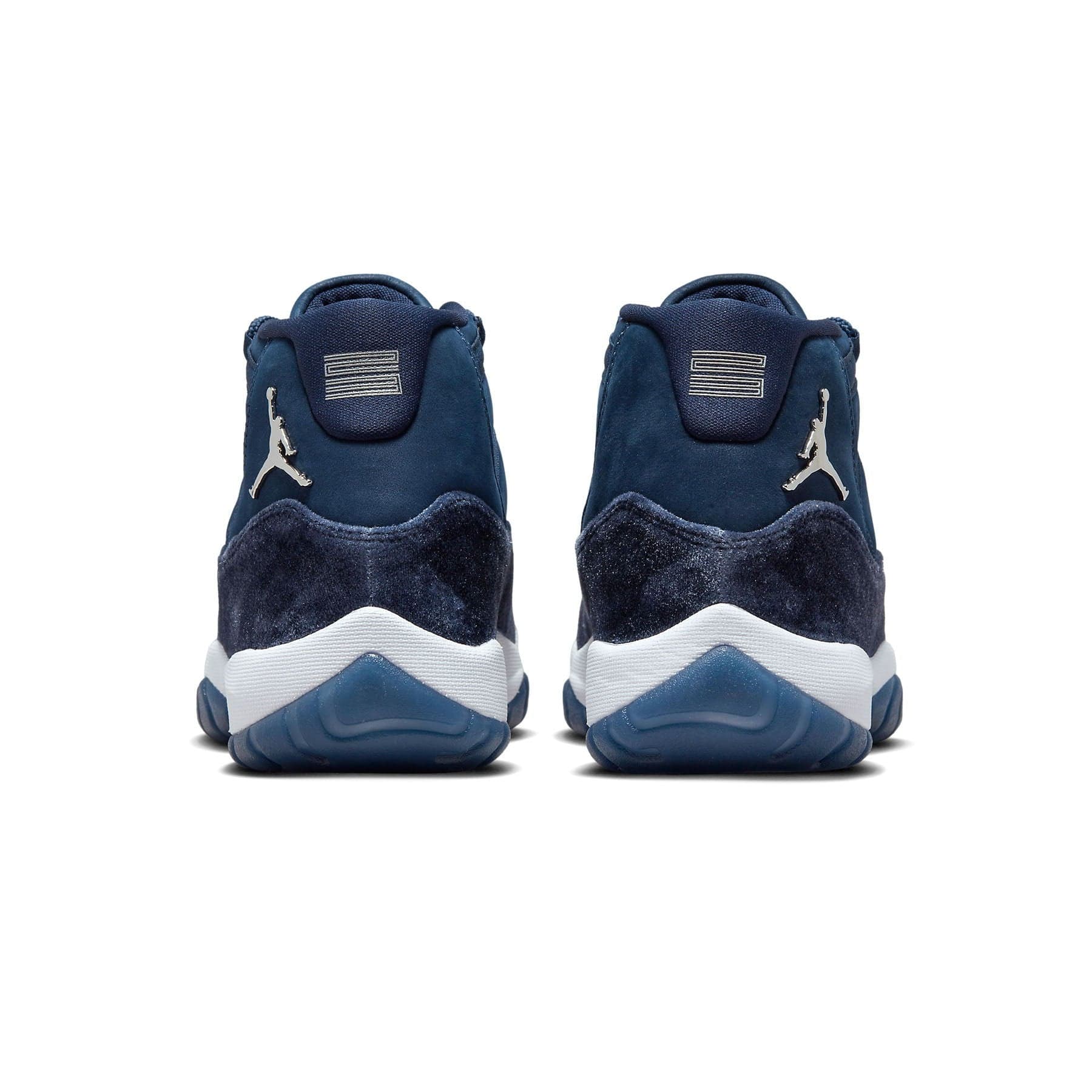 Air Jordan 11 Retro Wmns 'Midnight Navy Velvet' — UK 2.5 | EU 35.5 | US 5 — Back View