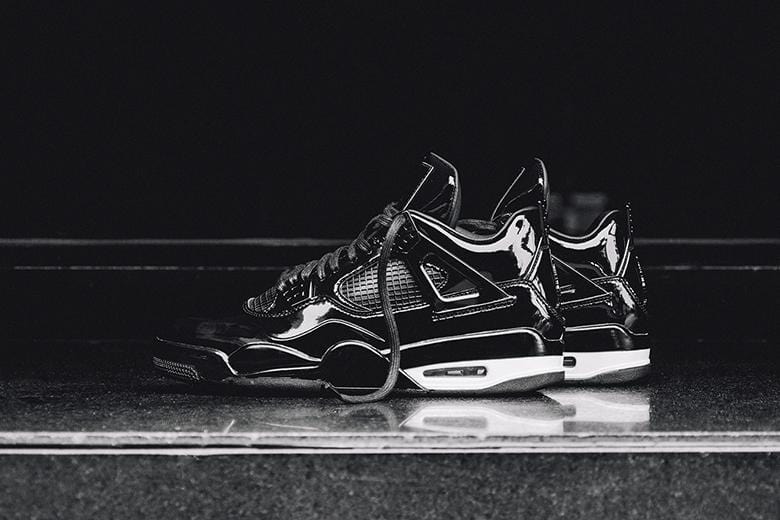 Air Jordan 11 LAB4 Black & White — 3 UK | 35.5 EU — Detail View