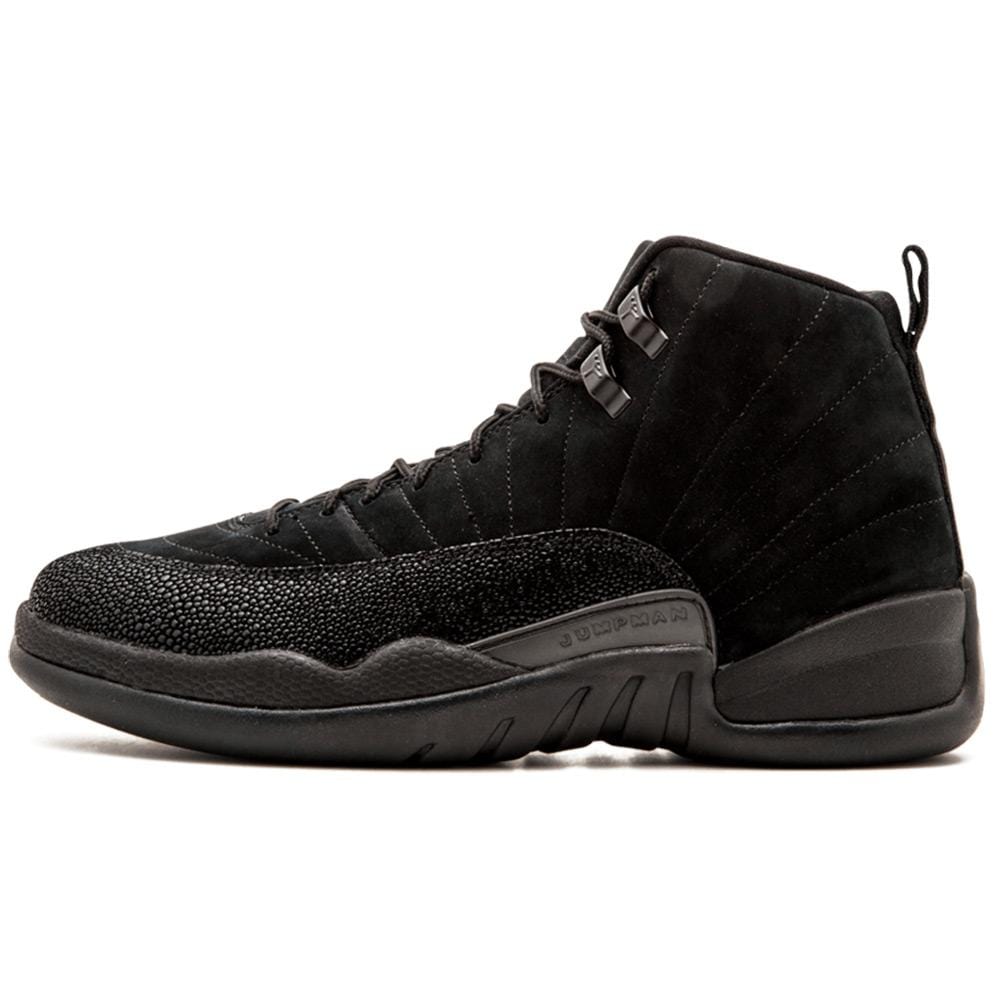 Air Jordan 12 Retro OVO Black-Metallic Gold — UK 3 | EU 35.5 | US 3.5 — Front View