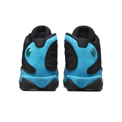 Air Jordan 13 Retro 'Black University Blue' — UK 3 | EU 35.5 | US 3.5 — Top View