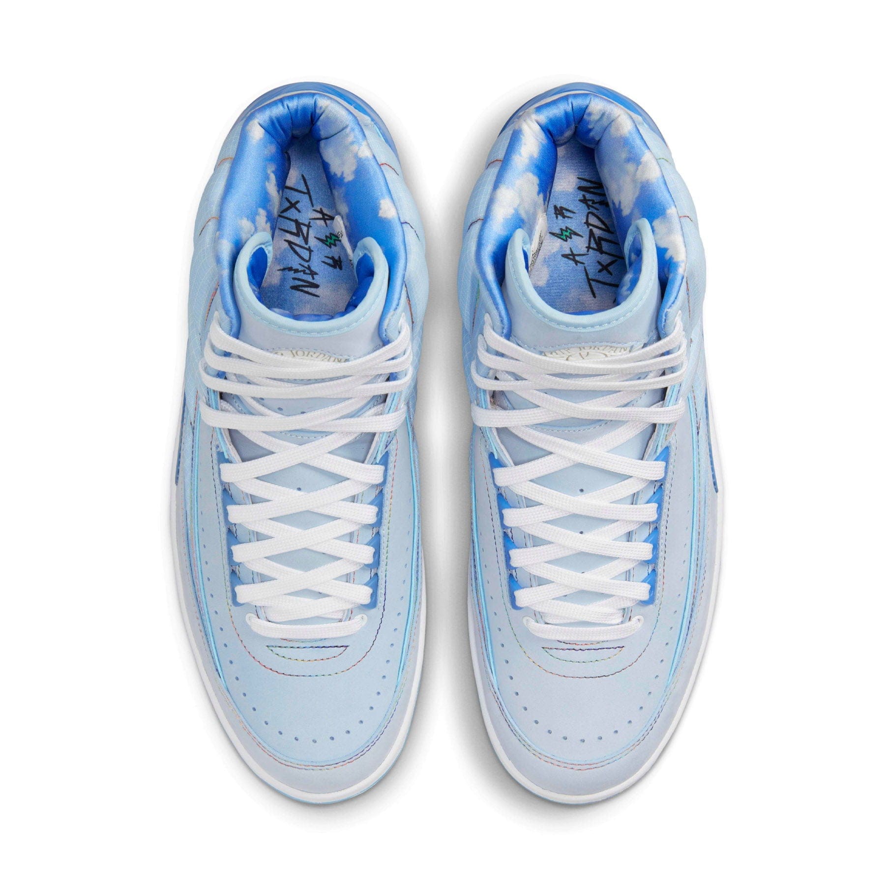 J. Balvin x Air Jordan 2 Retro — UK 3 | EU 35.5 | US 3.5 — Back View