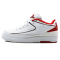 Air Jordan 2 Retro Low 'White Varsity Red' — UK 2.5 | EU 35.5 | US 5 — Front View