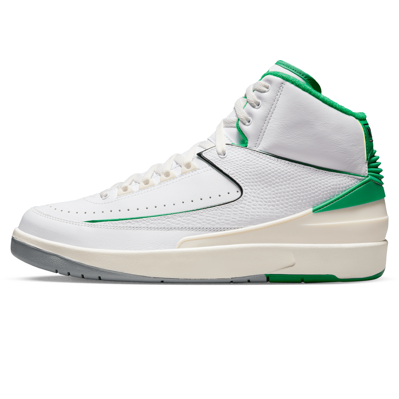 Air Jordan 2 Retro 'Lucky Green' — UK 3 | EU 35.5 | US 3.5 — Front View
