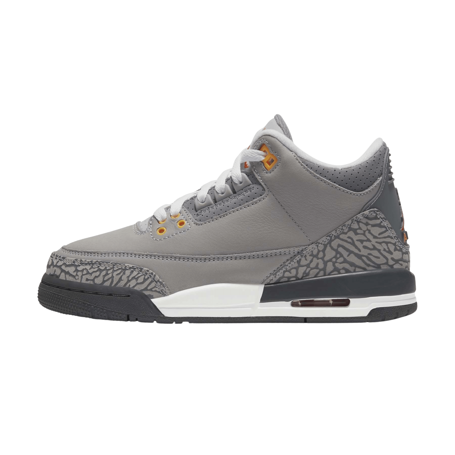 Air Jordan 3 Retro GS 'Cool Grey' 2021 — UK 13.5 | EU 32 | US 1Y — Front View