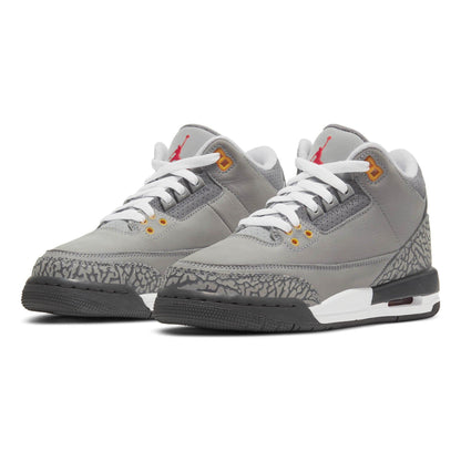Air Jordan 3 Retro GS 'Cool Grey' 2021 — UK 13.5 | EU 32 | US 1Y — Side View