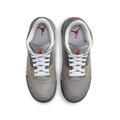 Air Jordan 3 Retro GS 'Cool Grey' 2021 — UK 13.5 | EU 32 | US 1Y — Back View