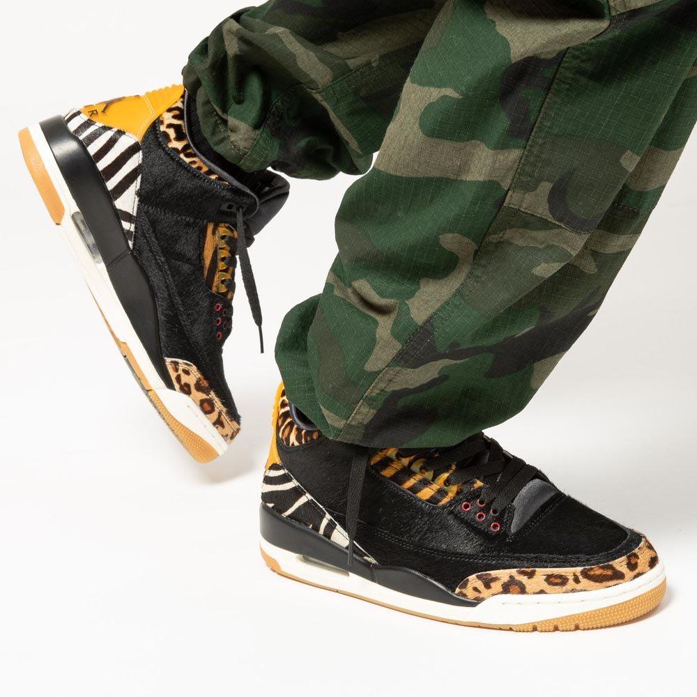 Air Jordan 3 Retro SE 'Animal Instinct' — UK 3 | EU 35.5 | US 3.5 — Lifestyle View