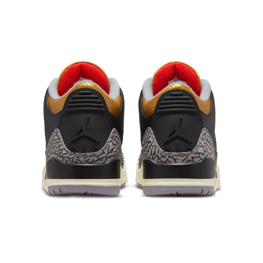 Air Jordan 3 Wmns Retro 'Black Gold' — UK 2.5 | EU 35.5 | US 5 — Top View