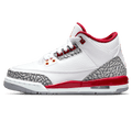 Air Jordan 3 Retro 'Cardinal Red' — UK 3 | EU 35.5 | US 3.5 — Front View