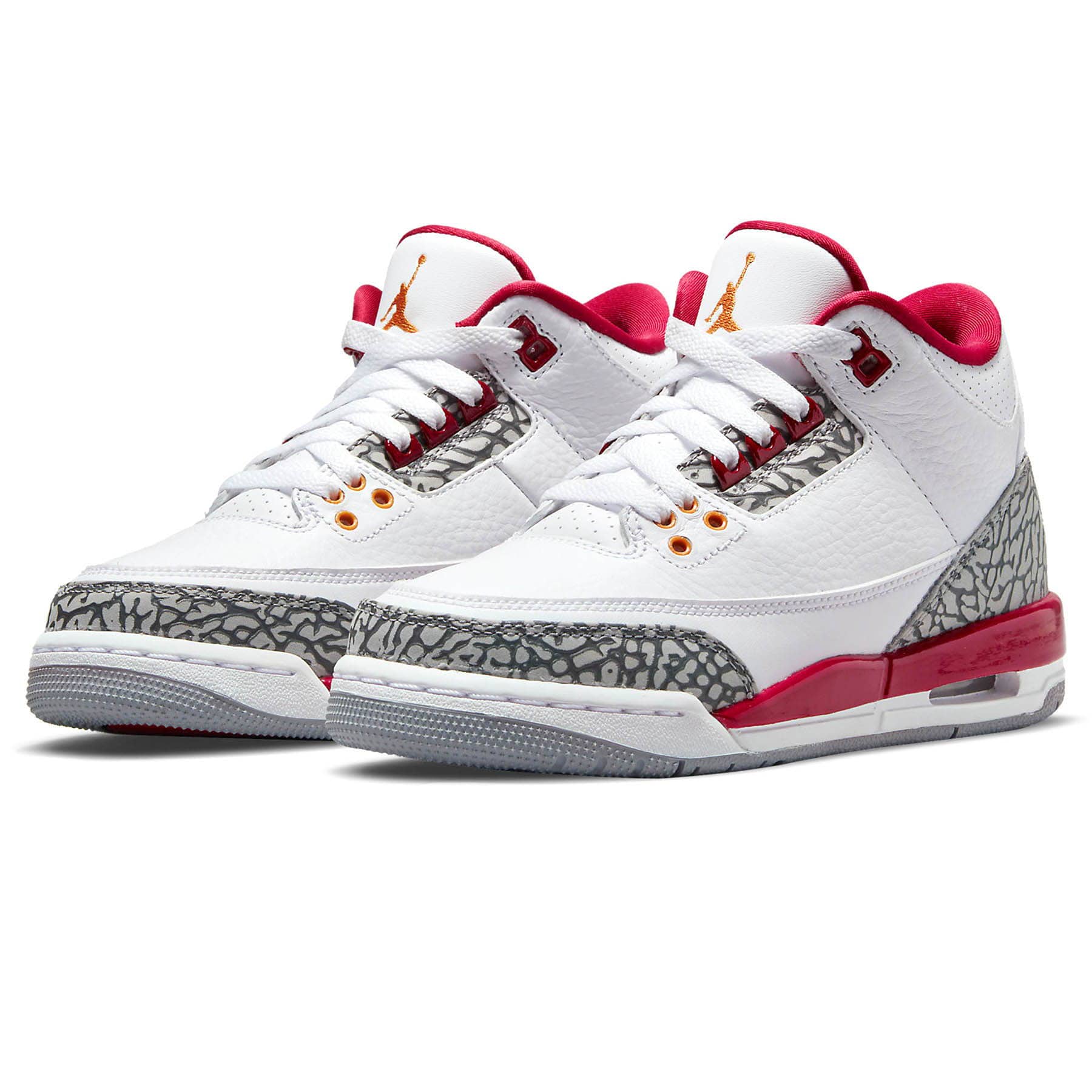 Air Jordan 3 Retro 'Cardinal Red' — UK 3 | EU 35.5 | US 3.5 — Side View